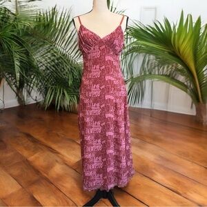 Urban Outfitters LOVE Print Maxi Dress - Size Large